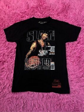 Mitchell & Ness Allen Iverson Slam Cover Tee